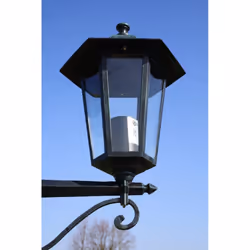 vidaXL Preston Garden Light Post 2-arms 215cm Dark Green Outdoor Standing Lamp