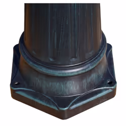 vidaXL Preston Garden Light Post 2-arms 215cm Dark Green Outdoor Standing Lamp - Additional view 5
