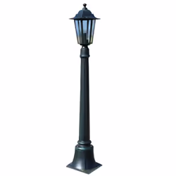vidaXL Preston Garden Light Post 105cm Dark Green Outdoor Path Standing Lamp - Additional view 5