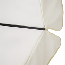 vidaXL Parasol White Aluminium 500cm Outdoor Garden Patio Umbrella Sunshade - Additional view 3
