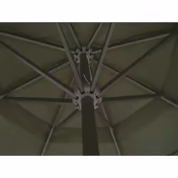vidaXL Garden Parasol Sunshade Outdoor Umbrella Patio Canopy Green Aluminium - Additional view 2