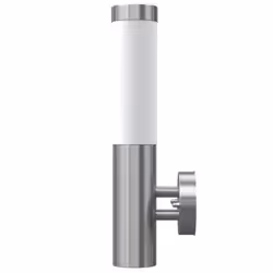 vidaXL RVS Walllamp Garden Light Fence Lamp for Indoor and Outdoors Waterproof