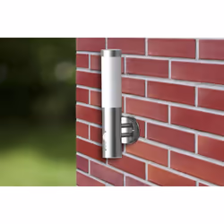 vidaXL Outdoor Wall Lamp with Motion Detector Stainless Steel Lighting Fixture