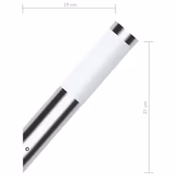 vidaXL RVS Garden Wall Lamp E27 Waterproof Outdoor Light Lighting Fixture - Additional view 9