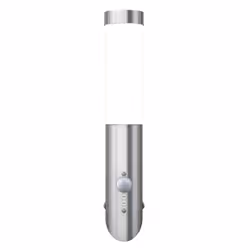 vidaXL RVS Garden Wall Lamp with Motion Detector E27 Waterproof Outdoor Light
