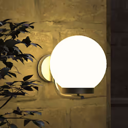 vidaXL Garden Wall Lamp 32cm Outdoor Wall Light Ball Bulb Lighting Fixture