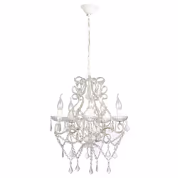 vidaXL Chandelier with 2800 Crystals E14 Ceiling Pendant Lighting Lamp Candle