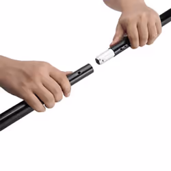 vidaXL Telescopic Background System 155-300cm Studio Backdrop Support Stand