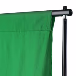 vidaXL Backdrop Cotton Green 600x300cm Chroma Key Studio Photography Screen