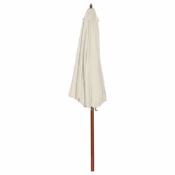 vidaXL Garden Parasol Sunshade Outdoor Umbrella Canopy Sun Shelter Sand White - Additional view 7