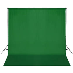 vidaXL Backdrop Support System 600x300cm Green Photography Studio Background