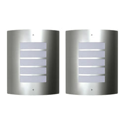 vidaXL 2x Waterproof Wall Lights 60W Stainless Steel Outdoor Garden Patio Lamp