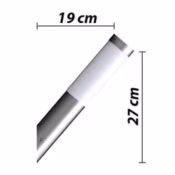 vidaXL 2x Outdoor Wall Lights Stainless Steel Hallway Wall Lamp Garden Light