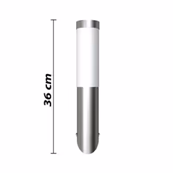 vidaXL 2x Outdoor Wall Lights Stainless Steel Hallway Wall Lamp Garden Light - Additional view 5