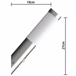 vidaXL 2x Wall Cylindrical Lamp with Motion Sensor Outdoor Lighting Fixture