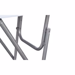 vidaXL 4x Bar Tables with MDF Tabletop White Foldable Bistro Furniture Desk