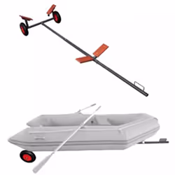vidaXL Boat Trailer Rustproof Vehicle Fishing Ship Yacht Transport Carrier