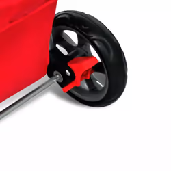 vidaXL Folding Pet Stroller Red Dog Cat Travel Carrier Transport Trolley Pram - Additional view 4