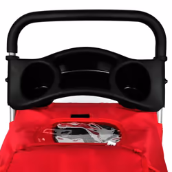 vidaXL Folding Pet Stroller Red Dog Cat Travel Carrier Transport Trolley Pram - Additional view 5