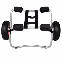 vidaXL Kayak Trolley Aluminium Boat Dolly Trailer Tote Transport Cart Wheel