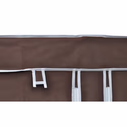 vidaXL Wardrobe Brown Fabric 110x45x175cm Cloth Shoe Storage Rack Organiser - Additional view 4