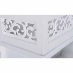 vidaXL Wall Shelf Peg with 3 Drawers 2 Hooks Home Storage Ledge Display Unit - Additional view 4
