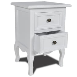 VidaXL 60637 nightstand/bedside table White