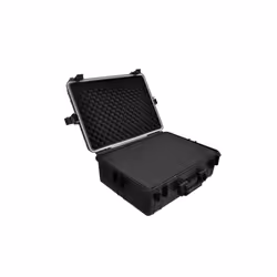 vidaXL Transport Hard-Case Black with Foam 35L Carrying Case Tool Storage Box