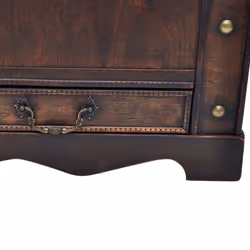 vidaXL Large Vintage Storage Trunk | Large Wooden Chest Storage Chest - Additional view 5