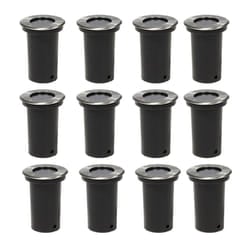vidaXL Outdoor Ground Lights LED Underground Light Pathway Lights 12 pcs Round