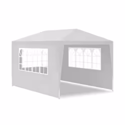 vidaXL Party Tent 3x4m with 4 Walls White Patio Garden Gazebo Marquee Pavilion