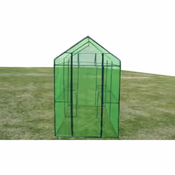 vidaXL Greenhouse Steel XL PVC Cover Garden Green Shade Plant House Storage - Additional view 2