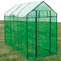 vidaXL Greenhouse Steel XL PVC Cover Garden Green Shade Plant House Storage - Additional view 4