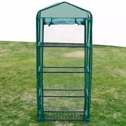vidaXL Greenhouse with 4 Shelves Garden Shade Plant House Storage Polytunnel