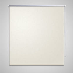 Roller Blind Blackout 120x175cm Cream Daynight Window Blinds Sunscreen Quality