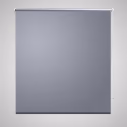 vidaXL Roller Blind Blackout 160x175cm Grey Window Curtain Shade Sunscreen