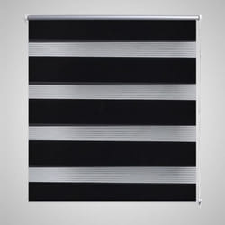 Roller Blind Blackout 60x120cm Black Daynight Window Blinds Sunscreen Quality