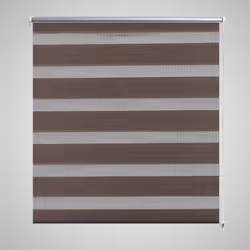 Roller Blind Blackout 80x150cm Coffee Daynight Window Blinds Sunscreen Quality