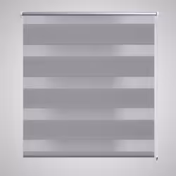 vidaXL Zebra Blind 80x175cm Grey Home Office Window Roller Shade Sunscreen
