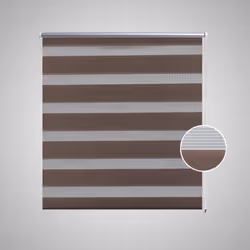 Roller Blind Blackout 90x150cm Coffee Daynight Window Blinds Sunscreen Quality - Additional view 2