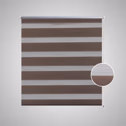 Zebra Blind 100x175cm Coffee Home Office Window Curtain Sunscreen Cover Shade - Additional view 2