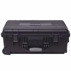 vidaXL Wheel-equipped Tool/Equipment Case with Pick & Pluck Transport Carrier