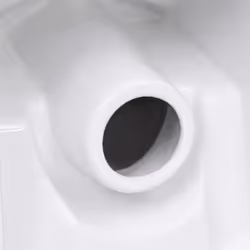 vidaXL Ceramic Toilet Back Water Flow White Home Bathroom WC Plumbing Fixture - Additional view 6