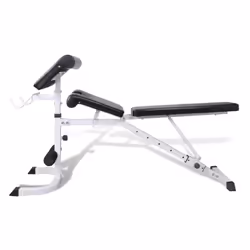 vidaXL Adjustable Fitness Workout Bench Trainer Home Gym Body Arm Back Exercise - Additional view 4