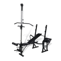 vidaXL Fitness Workout Bench Home Gym Exercise Training Equipment Station