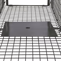 vidaXL Life Trap with 2 Doors Animal Cage Catcher Pest Control Indoor Outdoor