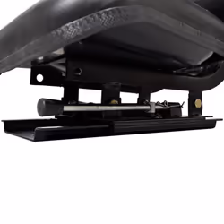 vidaXL Tractor Seat with Backrest Black Comfortable Quality Replace Accessory - Additional view 2