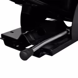 vidaXL Tractor Seat with Suspension Black Forklift Comfortable Backrest Chair - Additional view 4