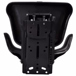 vidaXL Tractor Seat with Suspension Black Forklift Comfortable Backrest Chair - Additional view 5