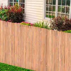 vidaXL Bamboo fence 100x400cm Outdoor Garden Barrier Panel Privacy Divider